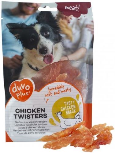 Duvo+ dog Meat! Chicken twisters 80g
