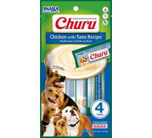 Inaba Churu dog snack kuře a tuňák 4x14g