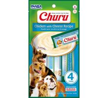 Inaba Churu dog snack kuře a sýr 4x14g