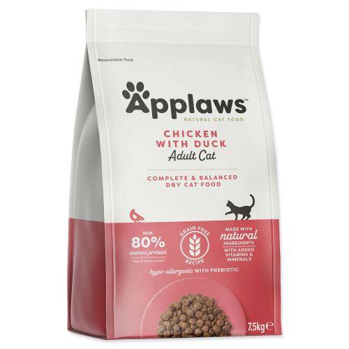 APPLAWS Dry Cat Chicken with Duck 7,5ks