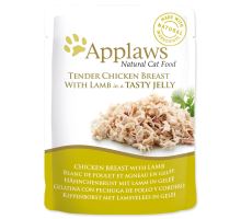 APPLAWS cat pouch chicken with lamb in jelly 70g kapsička