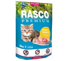 Rasco Premium Cat Kibbles Kitten, chicken, blueberries 400g
