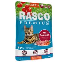 Rasco Premium Cat Pouch Adult, Veal, Hearbs 85g
