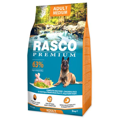 RASCO Premium Adult Medium 3kg