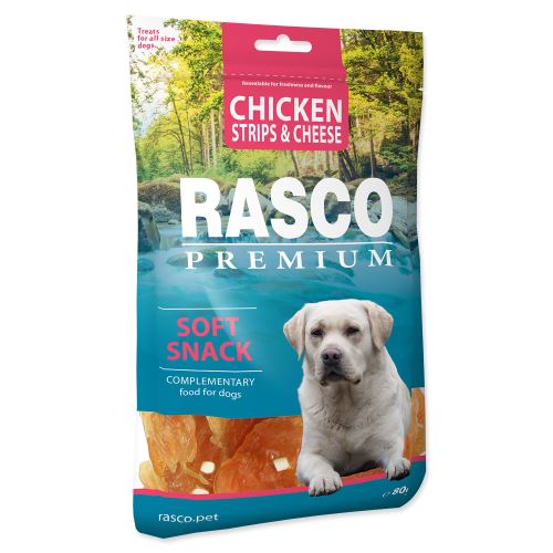RASCO Premium proužky kuřecí se sýrem
