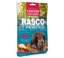 Pochoutka RASCO Premium kosti obalené kuřecím masem 80g