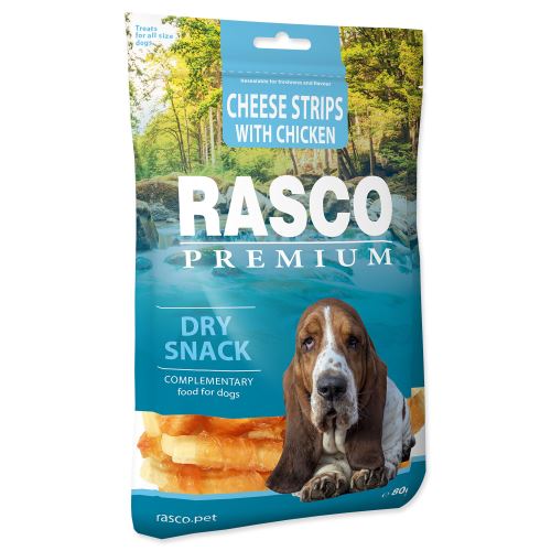 RASCO Premium proužky sýru obalené kuřecím masem