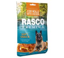 Pochoutka RASCO Premium tresčí rolky obalené kuřecím masem 80g