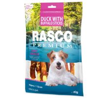 Pochoutka RASCO Premium tyčinky bůvolí obalené kachním masem 80g