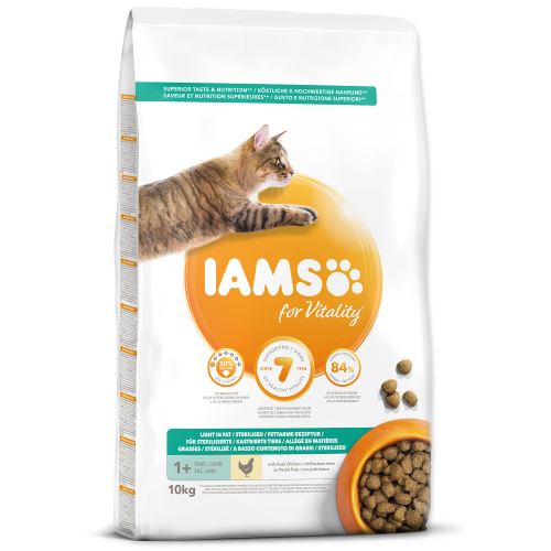 IAMS for Vitality Weight Control Cat Food with Fresh Chicken