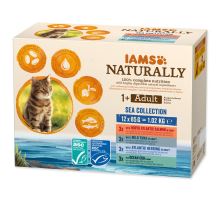 IAMS Cat Naturally mořské maso v omáčce multipack 1020g