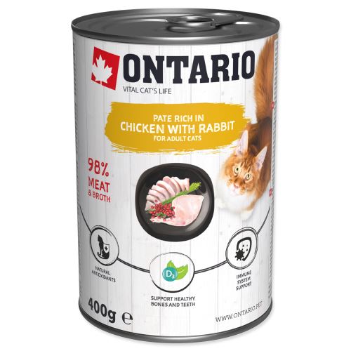 ONTARIO Chicken with Rabbit flavoured with Cranberries 400g