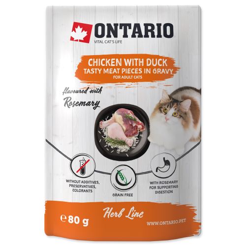 Ontario Herb - Chicken with Duck, Rice and Rosemary 80g