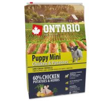 ONTARIO Puppy Mini Chicken &amp; Potatoes &amp; Herbs 2,25kg