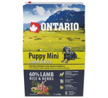 ONTARIO Puppy Mini Lamb &amp; Rice 2,25kg