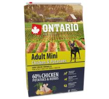 ONTARIO Dog Adult Mini Chicken &amp; Potatoes &amp; Herbs 2,25kg