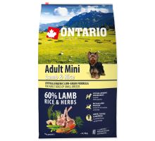 ONTARIO Adult Mini Lamb &amp; Rice 6,5kg
