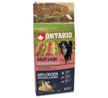 ONTARIO Dog Adult Large Chicken &amp; Potatoes &amp; Herbs 12kg
