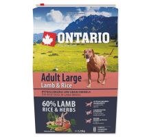 ONTARIO Dog Adult Large Lamb &amp; Rice &amp; Turkey 2,25kg