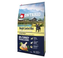 ONTARIO Dog Mini Weight Control Turkey &amp; Potatoes 6,5kg