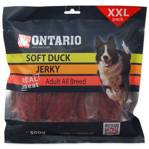 ONTARIO Snack Dog Soft Duck Jerky 500g