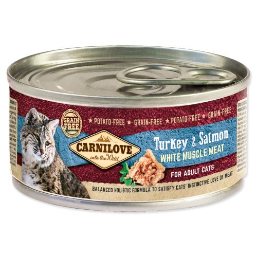 CARNILOVE WMM Turkey & Salmon for Adult Cats 100 g