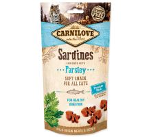 CARNILOVE Cat Semi Moist Snack Sardine enriched with Parsley 50g