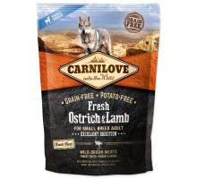 CARNILOVE Fresh Ostrich &amp; Lamb Excellent Digestion for Small Breed Dogs 1,5kg