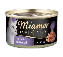 MIAMOR Feine Filets tuňák + kalamáry v želé 100g