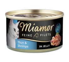 MIAMOR Feine Filets tuňák + krevety v želé 100g