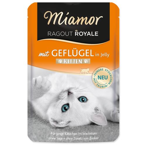 MIAMOR Ragout Royale Kitten drůbeží v želé 100g