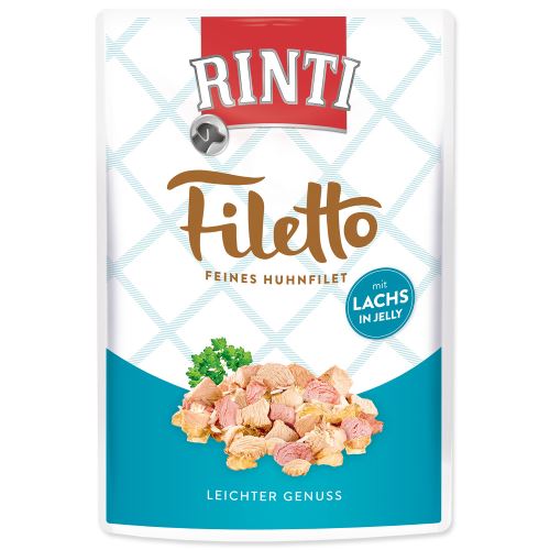 Kapsička RINTI Filetto kuře + losos v želé