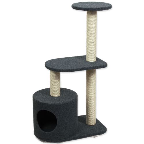 Odpočívadlo MAGIC CAT Renata koberec šedé 95 cm 1ks