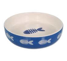 MAGIC CAT Miska keramická potisk ryba modrá 13 cm 0,26l