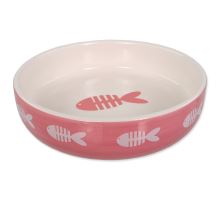 MAGIC CAT Miska keramická potisk ryba růžová 13 cm 0,26l