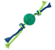 DF DENTAL MINT míček s provazem zelený 7x28cm
