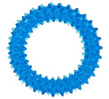 Kroužek vroubkovaný modrý 7 cm