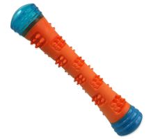 DF Kouzelná hůlka svítící, pískací oranžovo-modrá 4,6x4,6x23cm