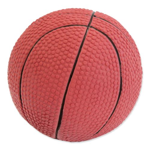 DOG FANTASY Latex basketball míč se zvukem 7,5 cm 1ks