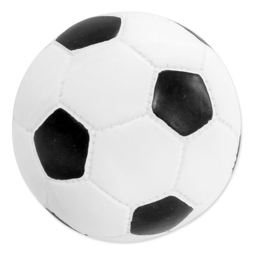 DOG FANTASY Latex fotbalový míč se zvukem 7,5 cm 1ks