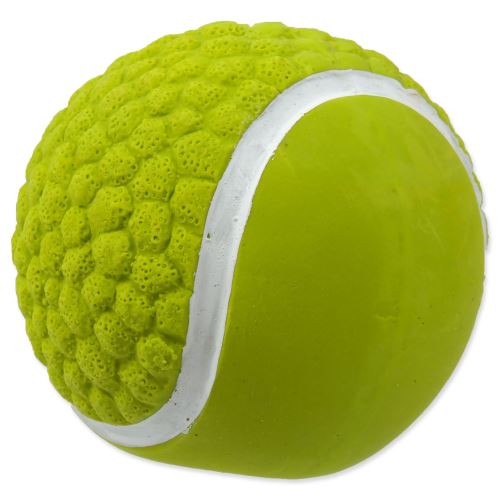 DOG FANTASY Latex míč tenisový se zvukem 7,5 cm 1ks