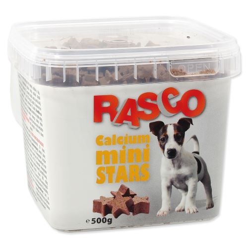 RASCO Dog mini hvězdičky kalciové 600g