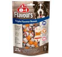 Kosti žvýkací 8in1 Triple Flavour XS 21ks