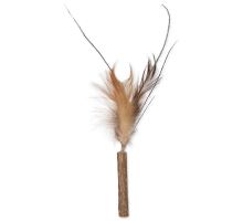 Magic Cat Natural Fun dřívko s přírodními pírky 6cm