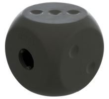 Snack cube - kostka na pamlsky, přírodní guma, 5 cm