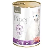 PIPER CAT konzerva pro sterilizované kočky, s kálíkem, 400g