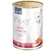 PIPER CAT konzerva pro kočky, s lososem 400g